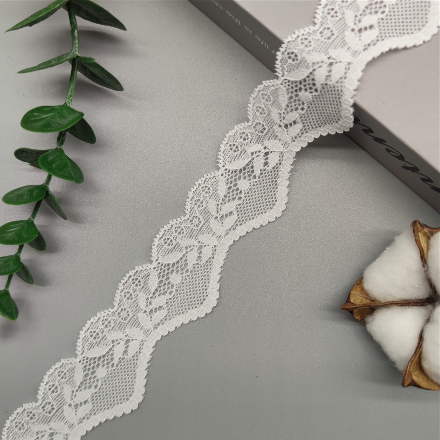 3cm蕾丝弹力波浪花边 裙摆童装婚纱装饰衣角服装辅料花边蕾丝边