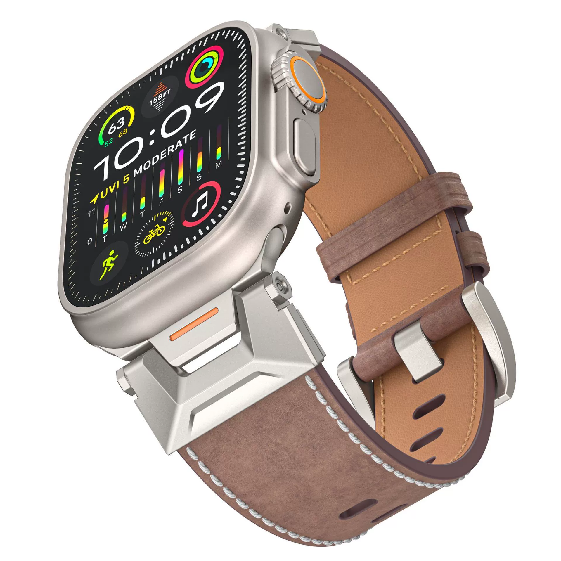 Apple 10-го поколения 46 мм совместим с Applewatch 1-9 поколения/SE функция ремня iWatch часы