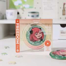 青壹坊间谍过家家徽章58mmc款-阿尼亚微笑