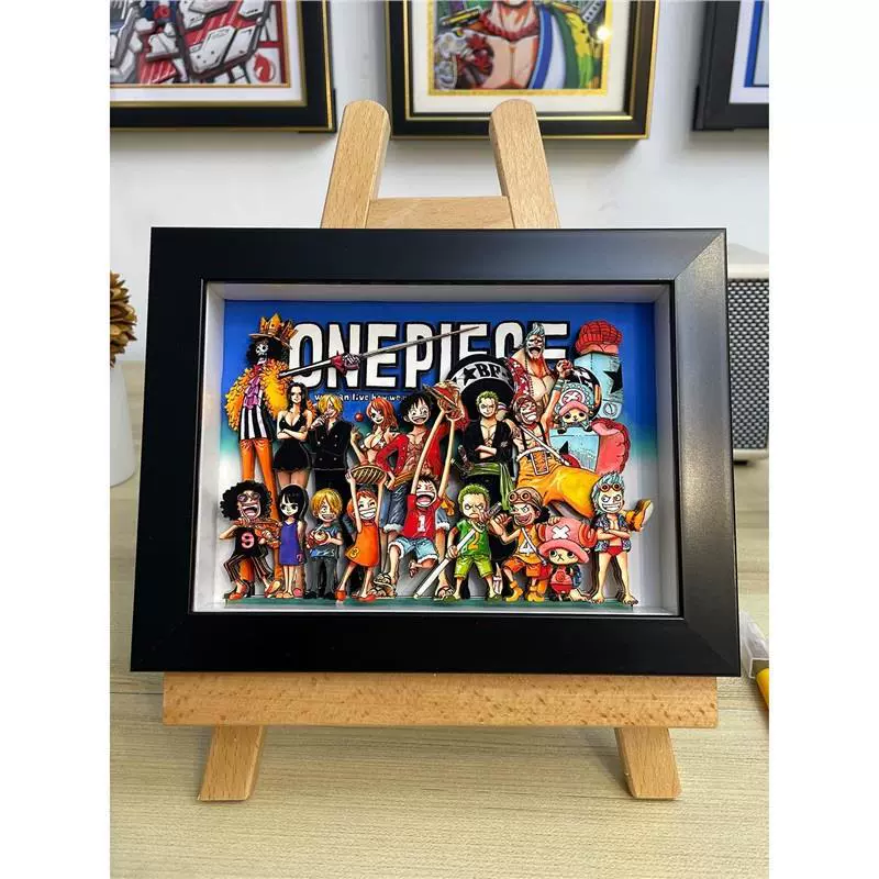 One Piece 3D трехмерная живопись ручной работы