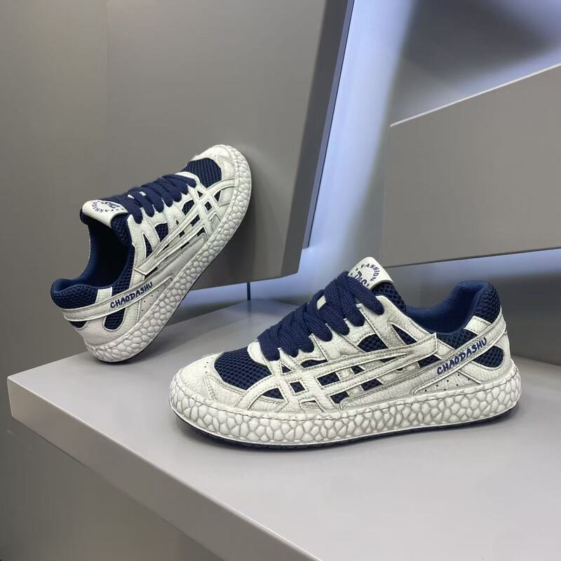 Men's Shoes Hot-Selling Luxury Retro Color-Washed Trendy Shoes Versatile Fashion National Trend Men's Shoes Cds
