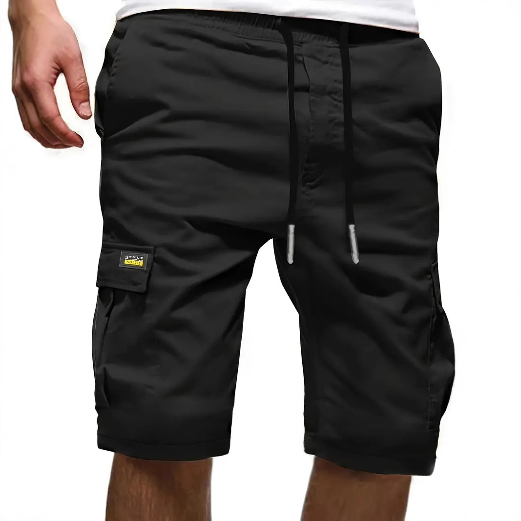 Foreign Trade 2024 Summer Men's Outdoor Sports Running Shorts Multi-Pocket Cargo Shorts Casual Five-Point Shorts for Men