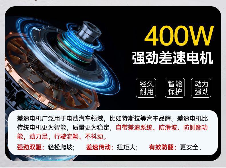Four-Wheel Electric Mobility Scooter for the Elderly, Electric Assist Vehicle for Seniors, Electric Scooter for Disabled People, Foldable, Small, Low-Speed, for Home Use