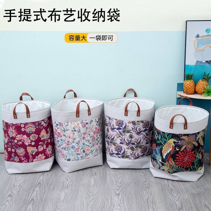 家用脏衣篮大容量收纳筐折叠玩具储物筐浴室收纳桶布艺脏衣篓工厂
