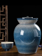 泡菜坛子景德镇陶瓷家用密封罐小号加厚四川老坛土陶酸菜腌咸菜缸