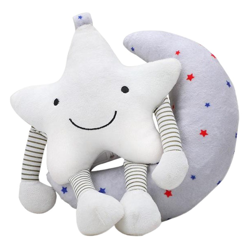 Estrella de cinco puntas tire de la campana de la música de los niños del coche colgando de la cama luminosa música tire de la campana de fábrica en stock al por mayor
