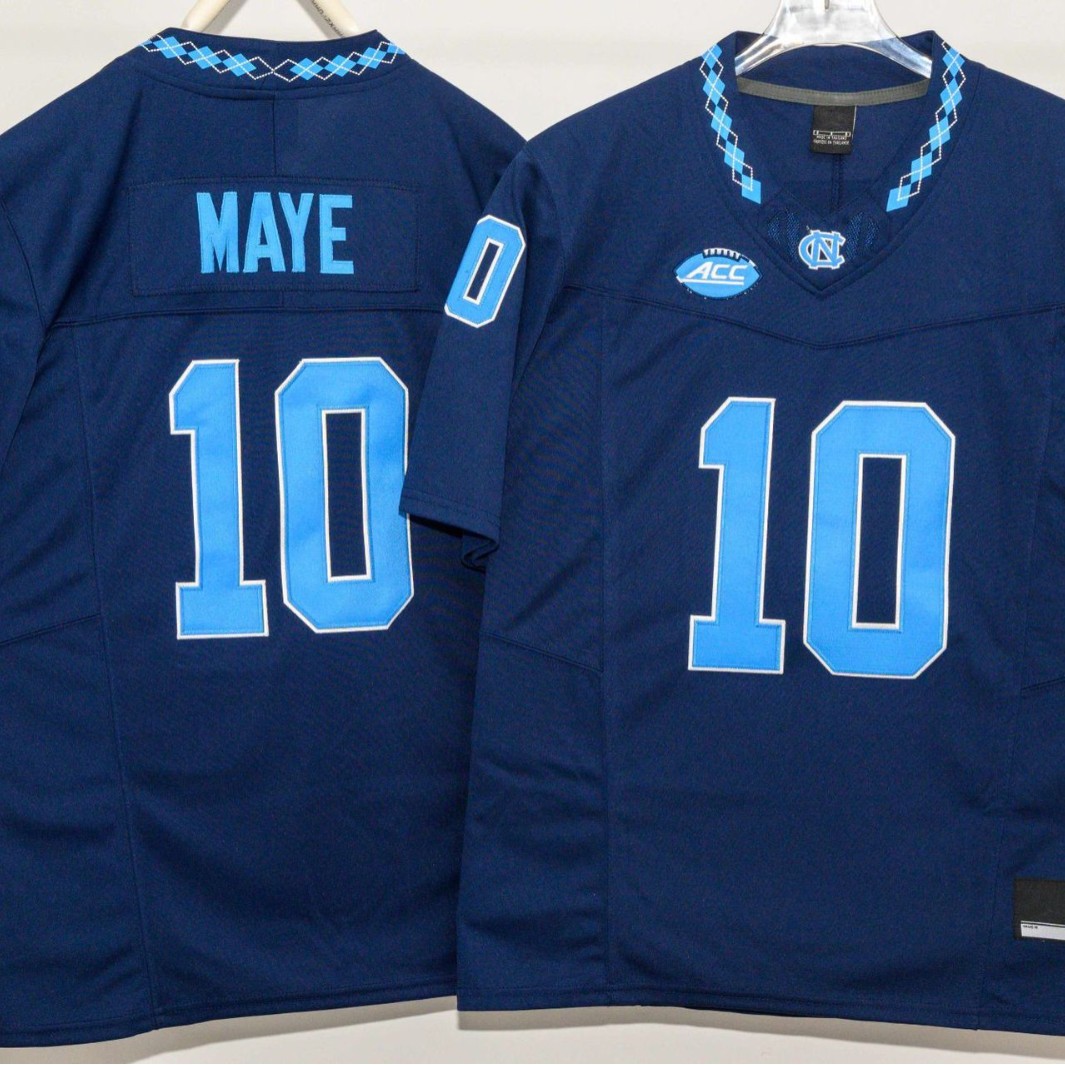 2026 NFL Jersey, NCAA North Carolina Tar Heel 3rd Generation Embroidered, In Stock, Cross-border E-commerce
