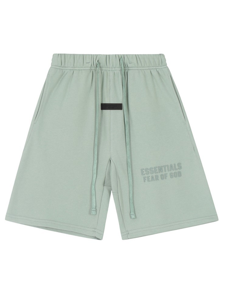 FOG ESSENTIALS Temporada 8 Doble línea de alta calle letras casuales sueltas impresión de silicona pull-out pantalones cortos de moda para hombres image 4