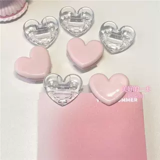 ins风爱心夹子花店花束装扮夹子贴画卡纸夹子表白场景氛围感辅助