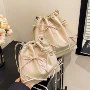 今年单肩新款质感水桶包