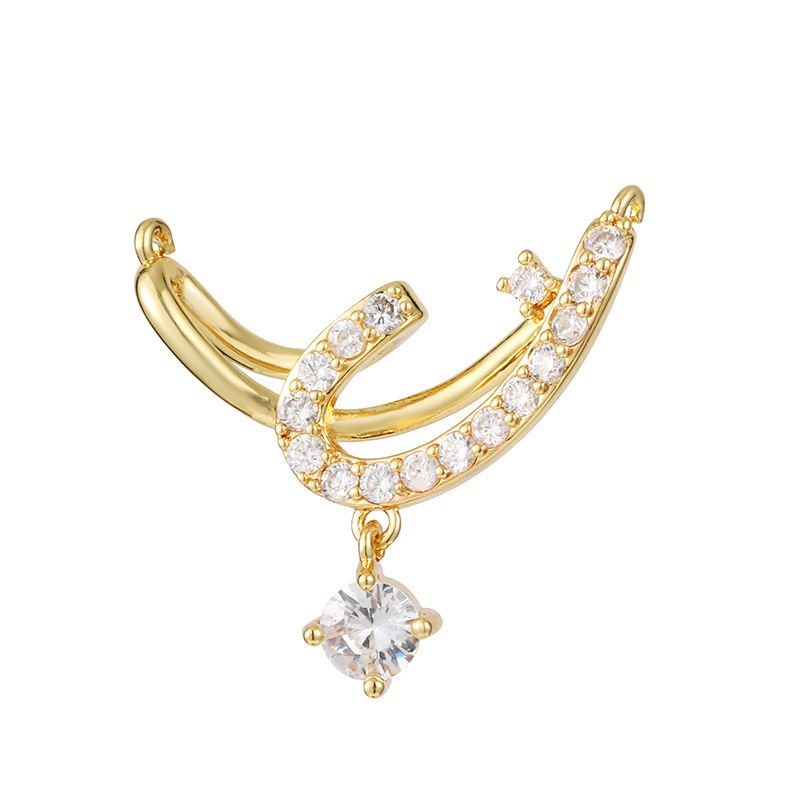 Joyas transfronterizas colgante de rubí esmeralda ligero de lujo accesorios de acero de titanio collar no decolor cadena clavícula