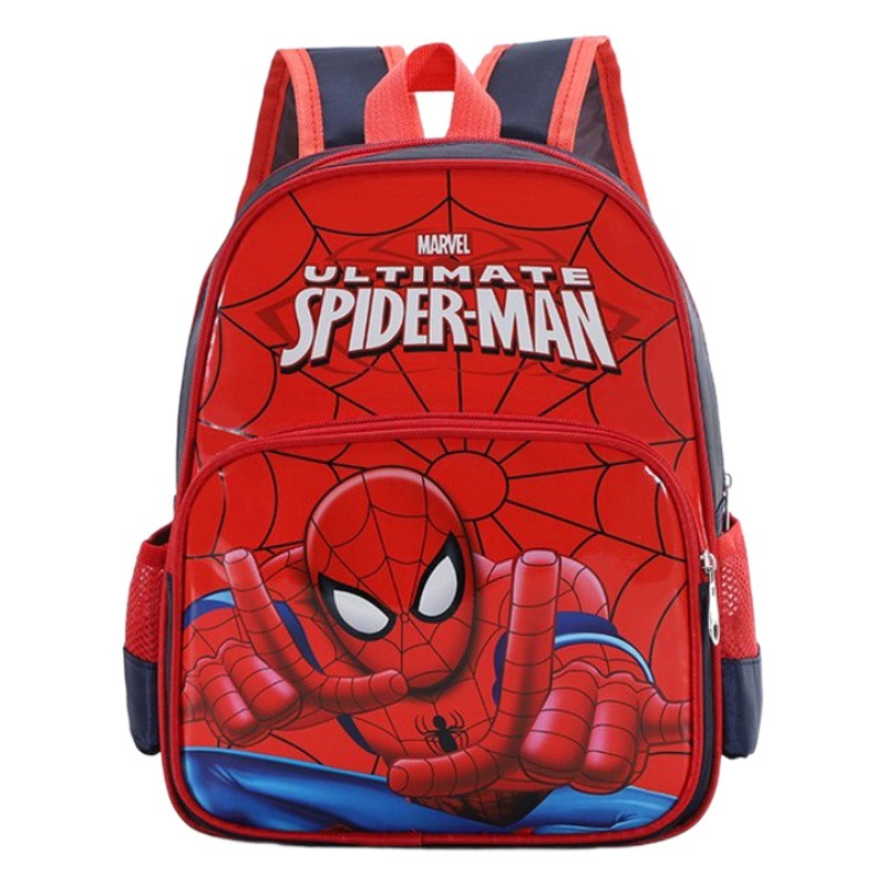 Cross-Border New Spider-Man Kindergarten School Bag for Boys, Cute Cartoon Backpack, Nylon Primary School Children's Backpack