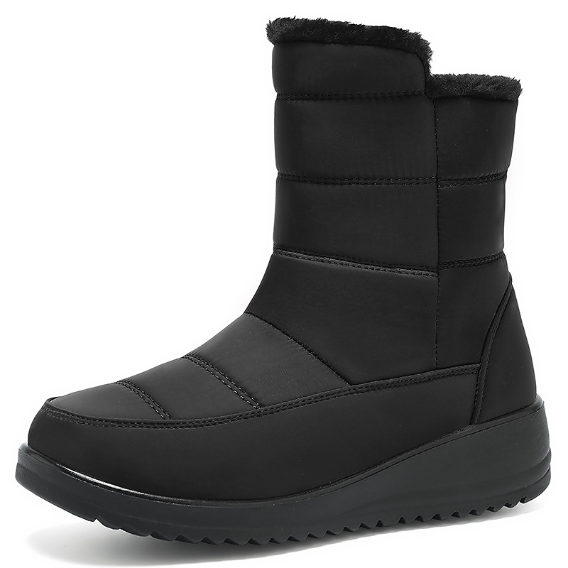 Zapatos de algodón de mujer zapatos de poliuretano transfronterizos botas de nieve gruesas botas de nieve calentadas botas cómodas