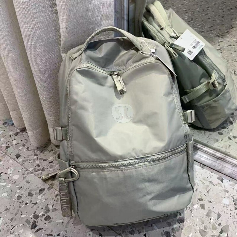 2026Lulu New Model Newcrew22L Backpack School Bag Travel Yoga Fitness Waterproof Bag for Men and Women