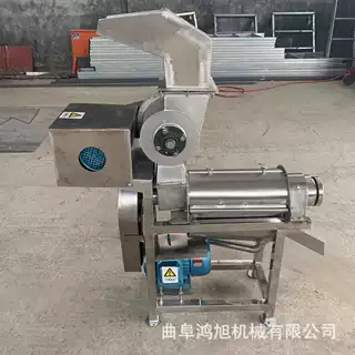 新鲜水果挤压收汁机 304不锈钢材质 刺梨压榨机器 商用菠萝榨汁机
