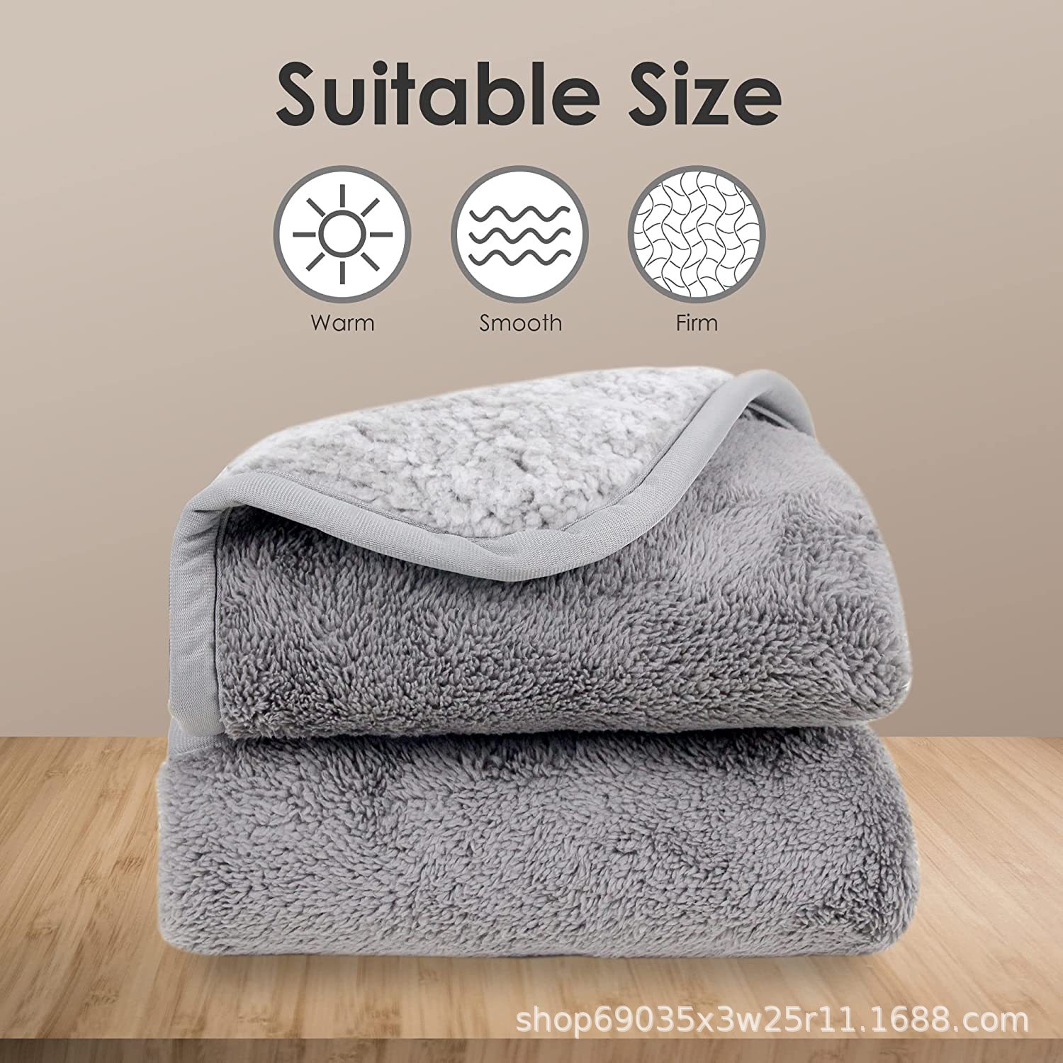 亚马逊宠物盖毯狗狗吸水尿垫防水狗毯猫咪睡毯法兰绒毛毯小型犬窝