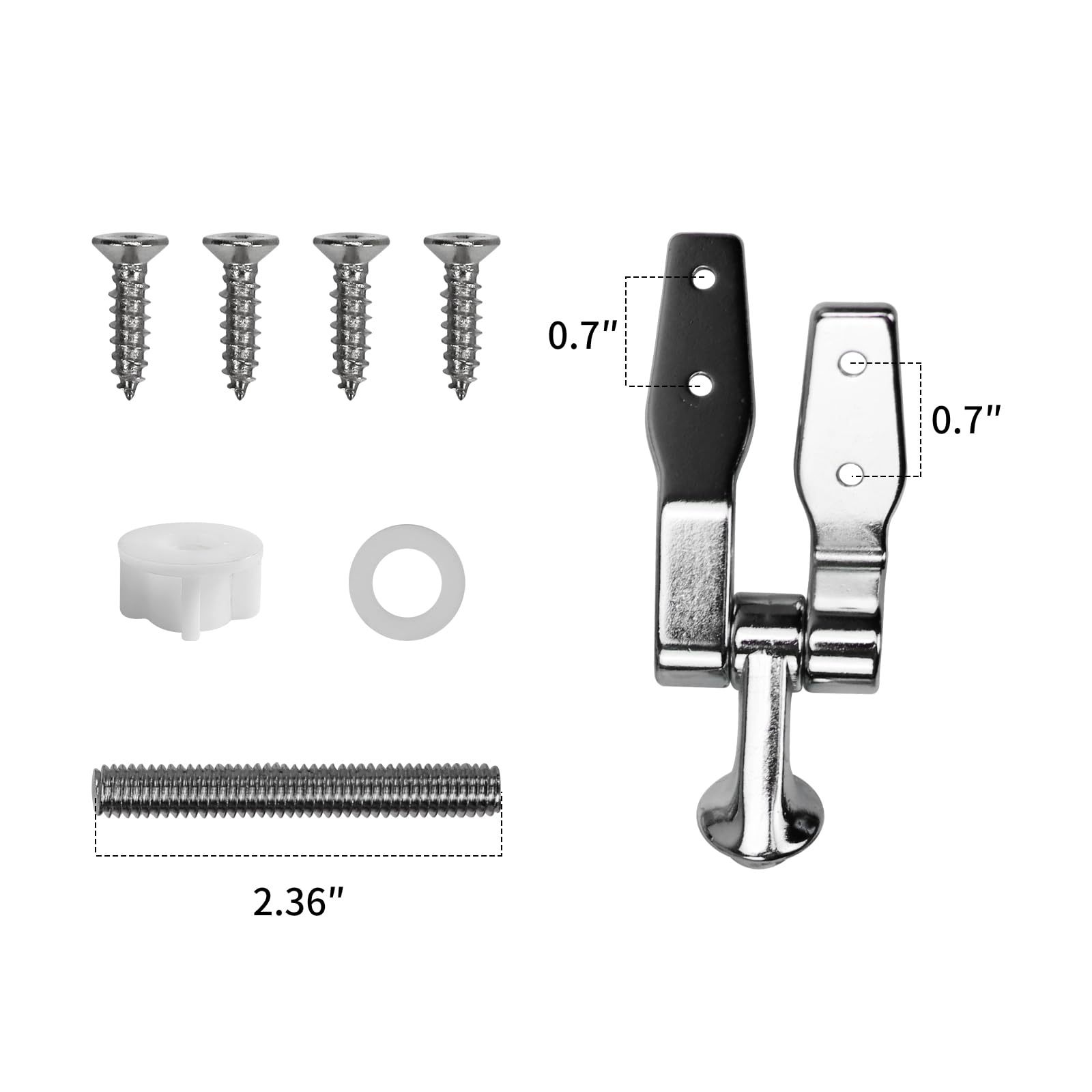 Tapa de inodoro universal bisagra Tapa de inodoro Accesorios Tapa de inodoro de madera Piezas de repuesto