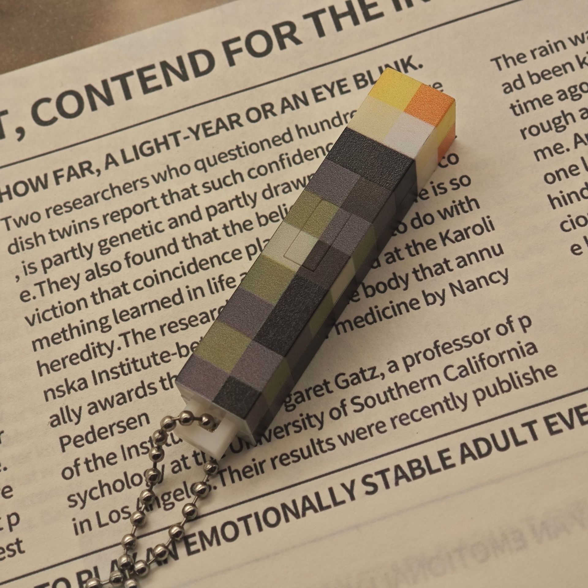 【컬러풀 충전】 성냥개비 키링