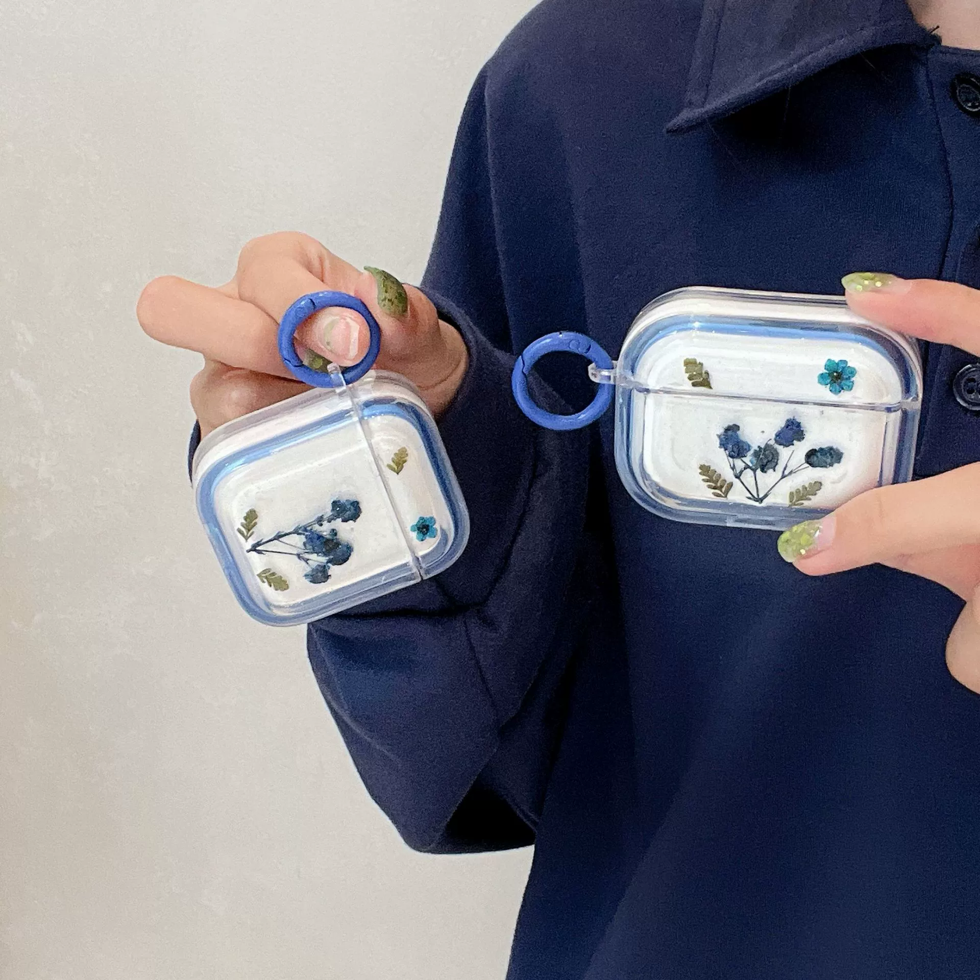 Фантом Дроп Клей Сухие Цветы Звезды Подходит для Apple AirPods Pro 2 Генерация Bluetooth Чехол для наушников 3 Генерация Чехол для наушников