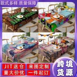 跨境新款卡通动漫迪士尼米老鼠防水防油免洗长方形餐厅桌布餐桌垫