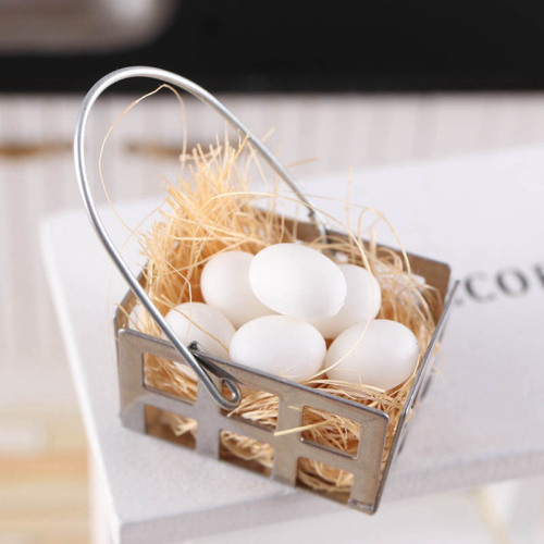 Miniature food toy egg mini model 1:12 minutes dollhouse life scene dollhouse toy pocket diy