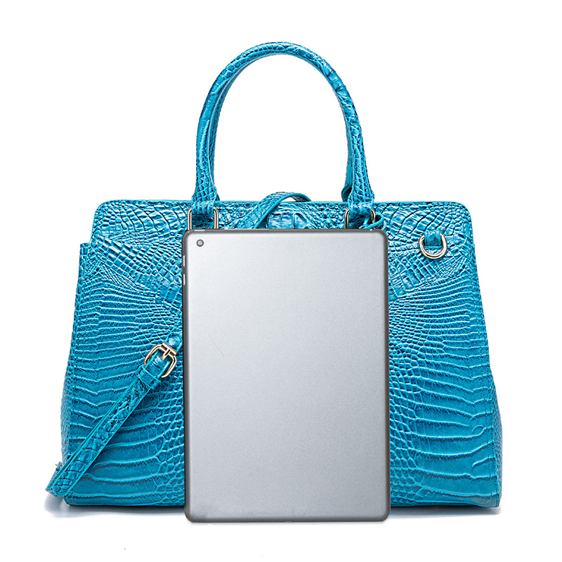 Handheld Crossbody New Women's Bag Brahman Crocodile Pattern_voghion.com