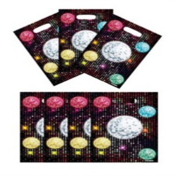 国境を越えた粉犬爪パーティーギフトバッグラグビー漫画ギフトバッグプラスチックキャンディーバッグ誕生日パーティー装飾品