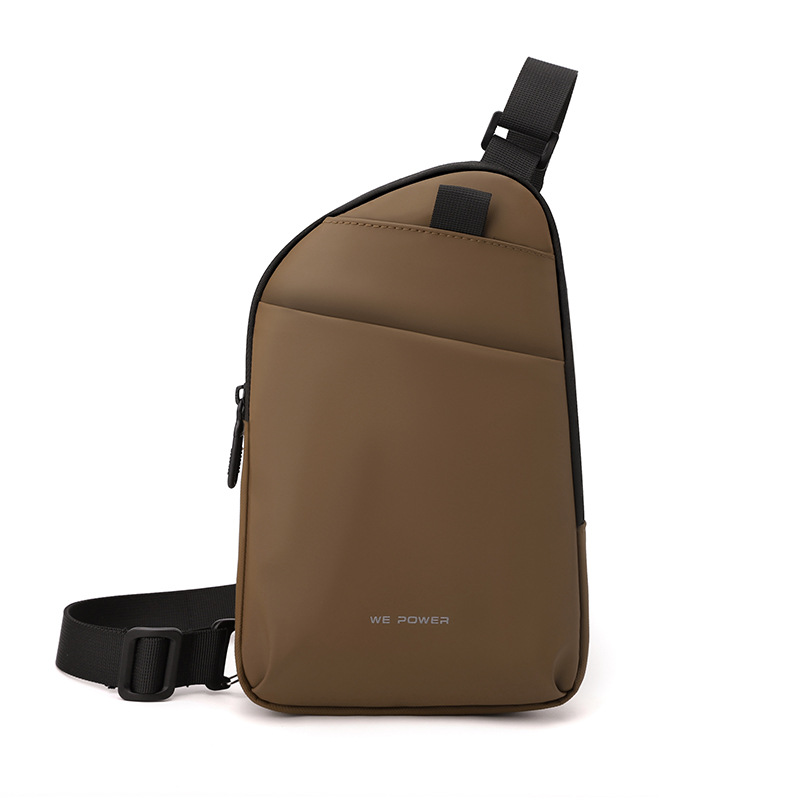 WEPOWER nuevo tipo de hombre, bolso de hombro ligero y simple, bolso de hombro portátil, función de ocio, bolso de pecho.