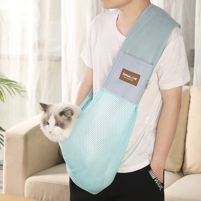 猫包外出便携宠物猫咪狗狗背包斜挎装猫的小型犬牛津包包单肩猫袋