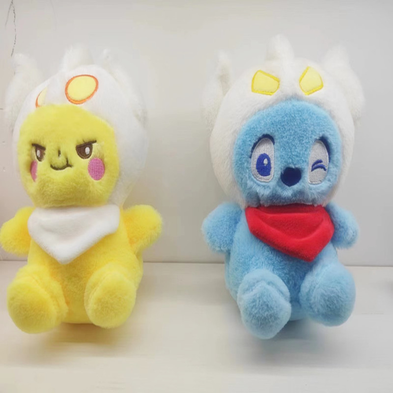 Venta al por mayor 8 pulgadas muñeca captura máquina fábrica felpa juguete muñeca boda actividad lanzando regalo decoración empuje