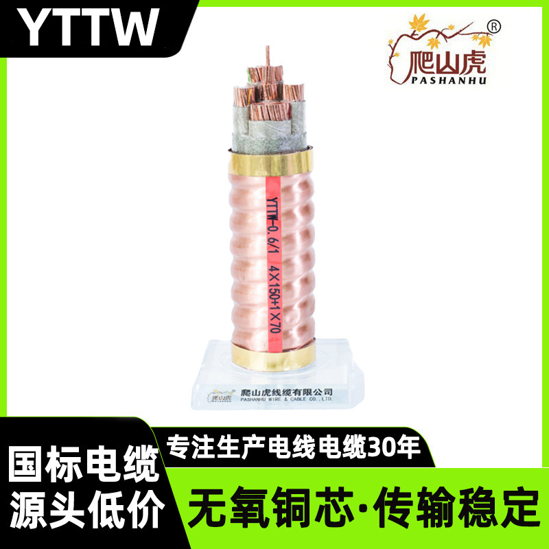 电线国标铜芯无氧铜电缆线电线电缆YTTW矿物绝缘防火电缆电线