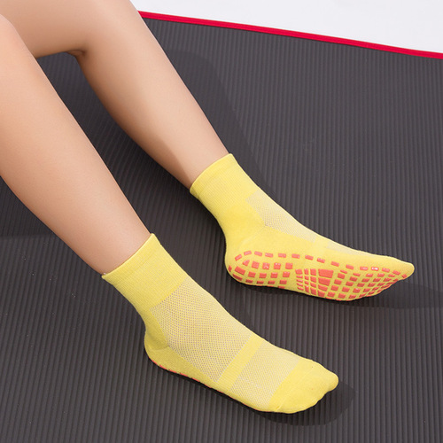 Net Mesh Adult Trampoline Yoga Mat Socks Sports Anti-Slip Children Floor Socks Trampoline Socks Special Anti-Slip Socks