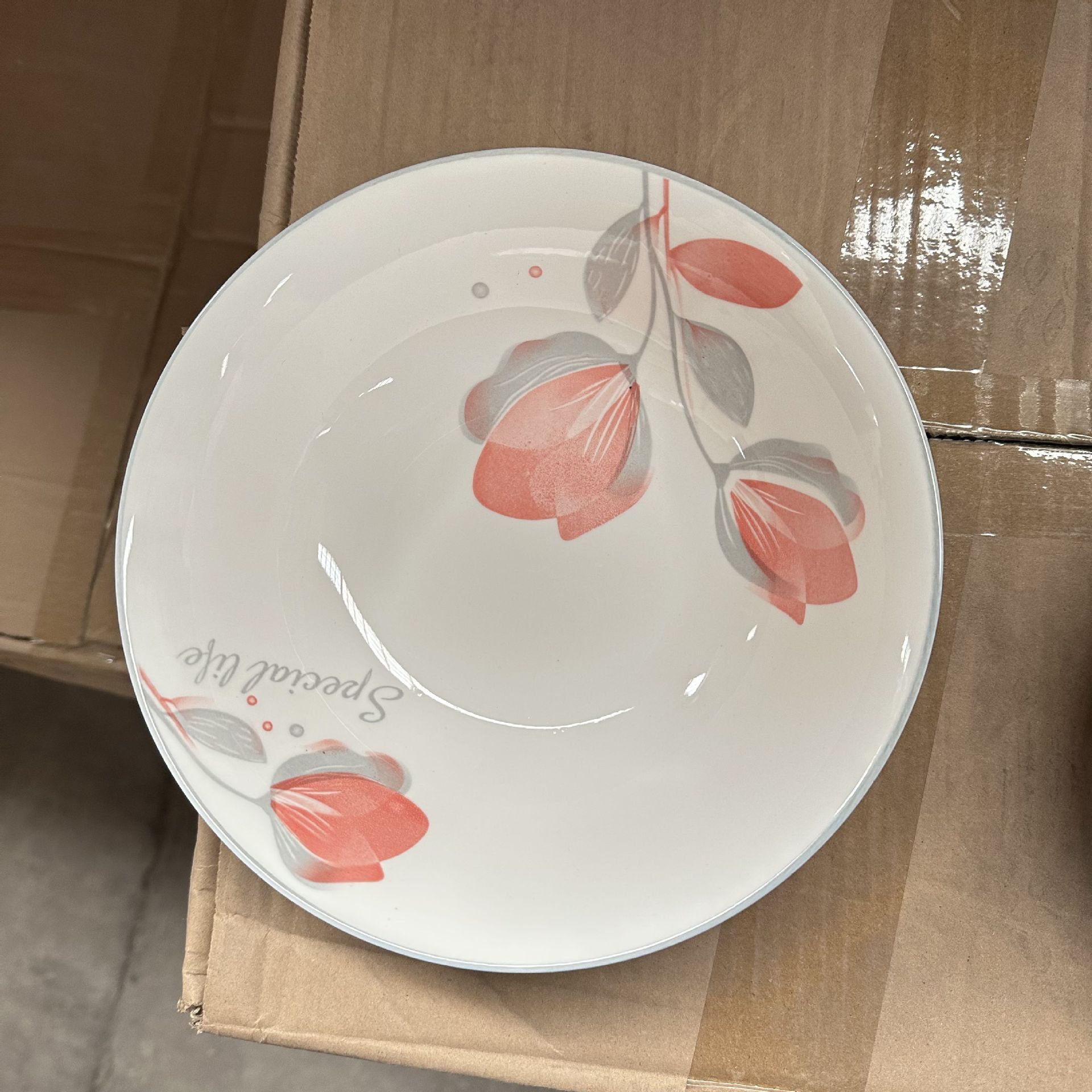 Shanxi cerámica impresión al por mayor de 8 pulgadas cuenco esmaltado cuenco colorido dos yuanes tienda de compra múltiple