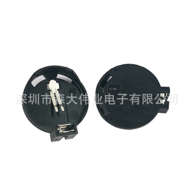 3V锂电池座 CR2032 CR2025通用纽扣电池座 3V纽扣电池盒 BS-2-1