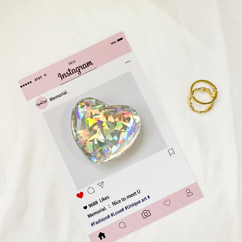 _0016_白支架-水晶玻璃爱心-镭射爱心