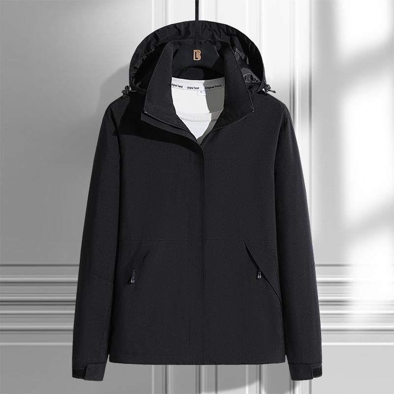 Shake rápido para la versión americana de la chaqueta de asalto para hombres y mujeres parejas abrigo casual otoño y invierno nueva chaqueta con capuz suelta marca de moda para hombres