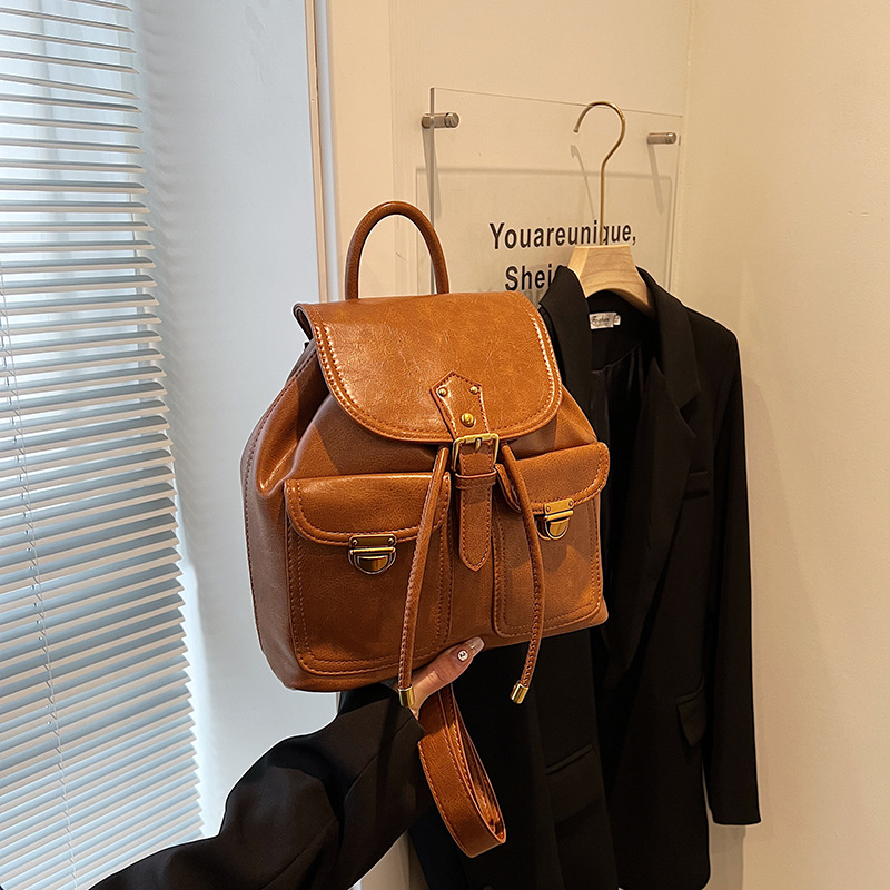 Stylish Women's Denim Backpack High Capacity Versatile Daypack_voghion.com