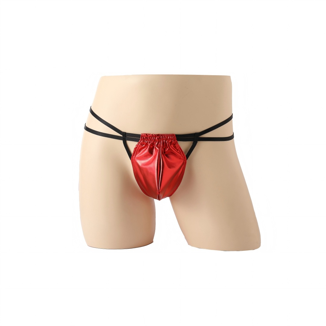 Men's Thong Wholesale Glossy Sexy Underwear Temptation Teasing Sexy Underwear Factory Sexy Underwear