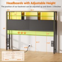 ���^���ȫ�ߴ紲 ���^���c���� USB�˿ں�LED�� ȫ�ߴ��^�� �߶�