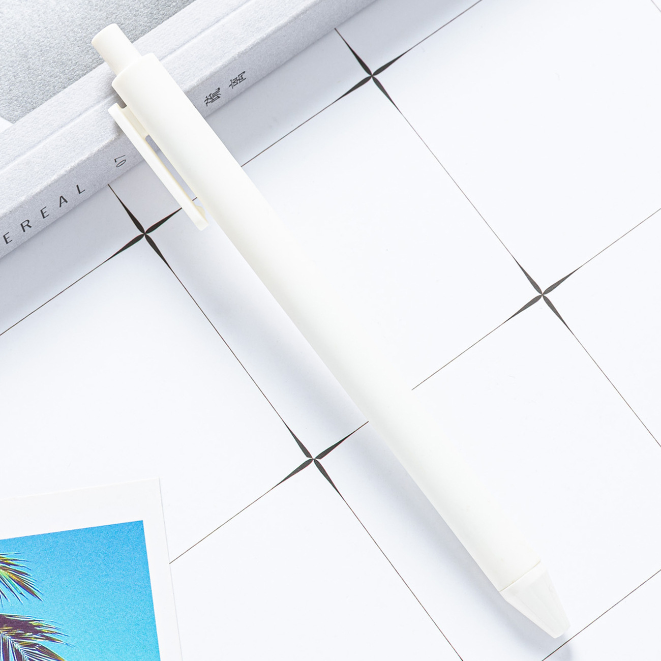 alto valor facial de color macarón bolígrafo de plástico de presión de papelería para estudiantes bolígrafo de imprimir logotipo bolígrafo de goma