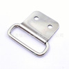 The source manufacturer supplies the Paris buckle D -shaped iron buckle D ring fixed D ring fastener plus stainless steel sheet