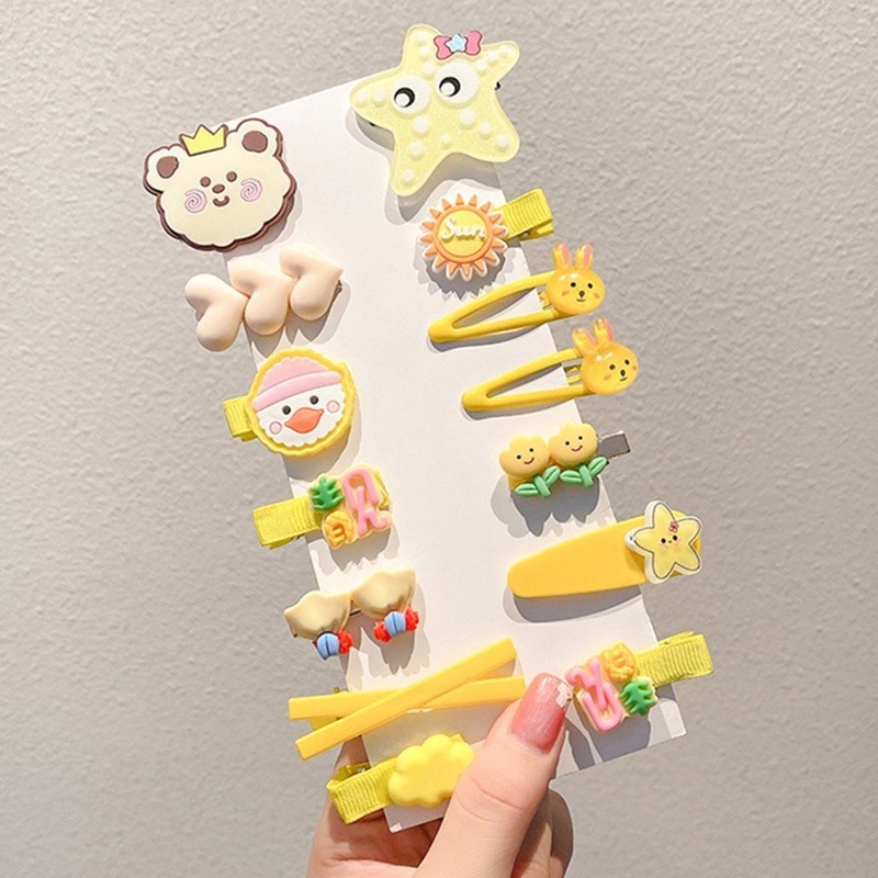 Horquilla para niños Clip de flequillo lateral para niña Clip de pico de pato para bebé Clip bb Accesorios para el cabello de alto valor Tombros de dopamina