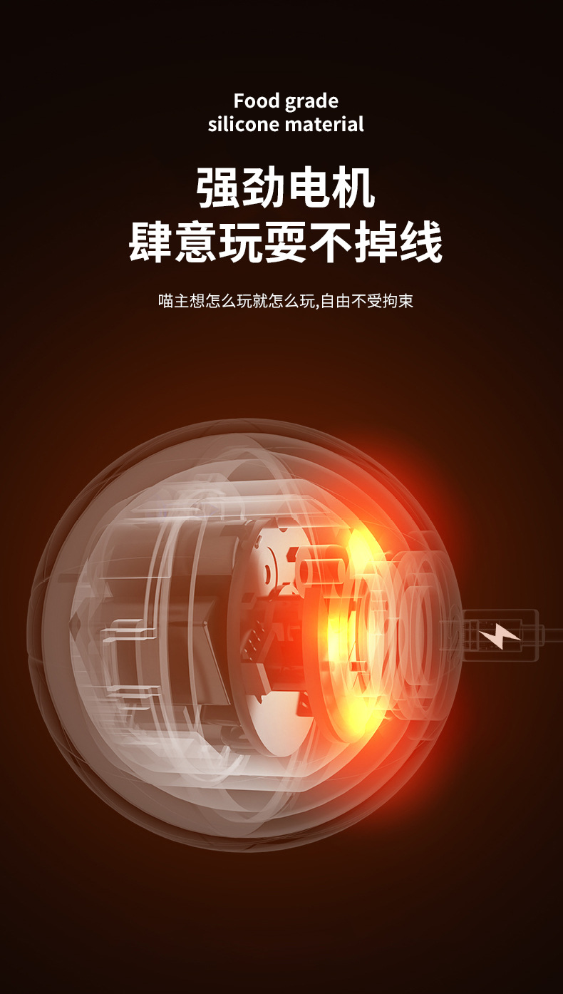 Title 10, Cat Interactive Bouncing Ball Smart Cat Toys US...