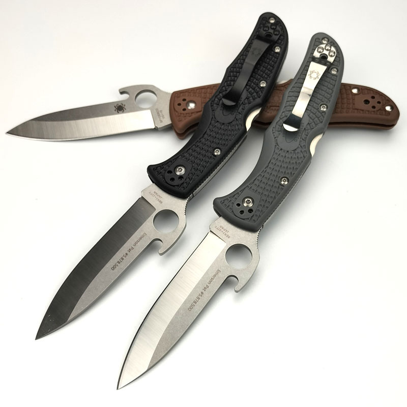 跨境热销C10 户外折叠刀便携随身战术小刀高硬度野外求生垂钓锋利