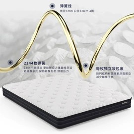 乳胶弹簧床垫;床垫、席梦思;记忆弹簧床垫