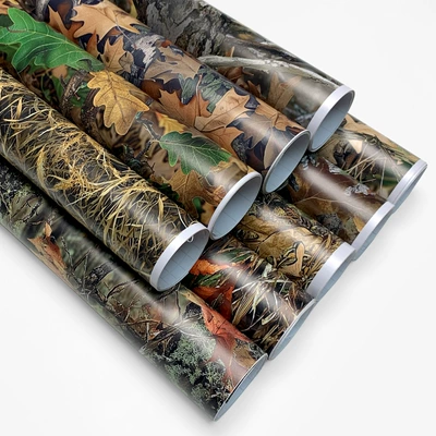 Auto Color Change Film, Camping Waterproof Decorative Camouflage Self-Adhesive