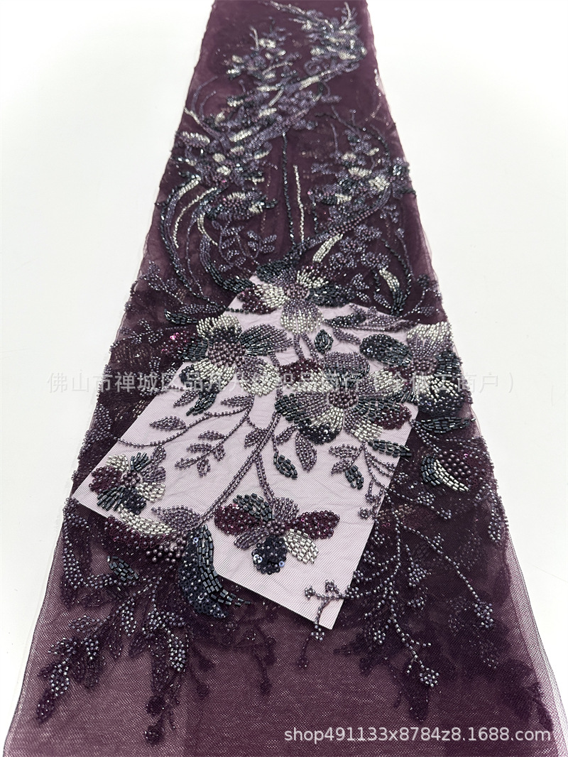Vestido de boda europeo y americano Suzhou cheongsam ropa de moda tela de vestido comercio exterior transfronterizo al por mayor tela bordada image 12