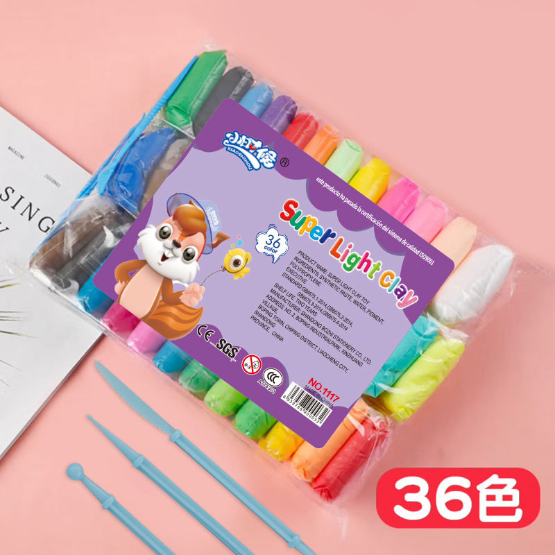 Fabricantes al por mayor de arcilla ultraligera para niños juegos de arcilla colorida para niños juguetes de goma de arcilla