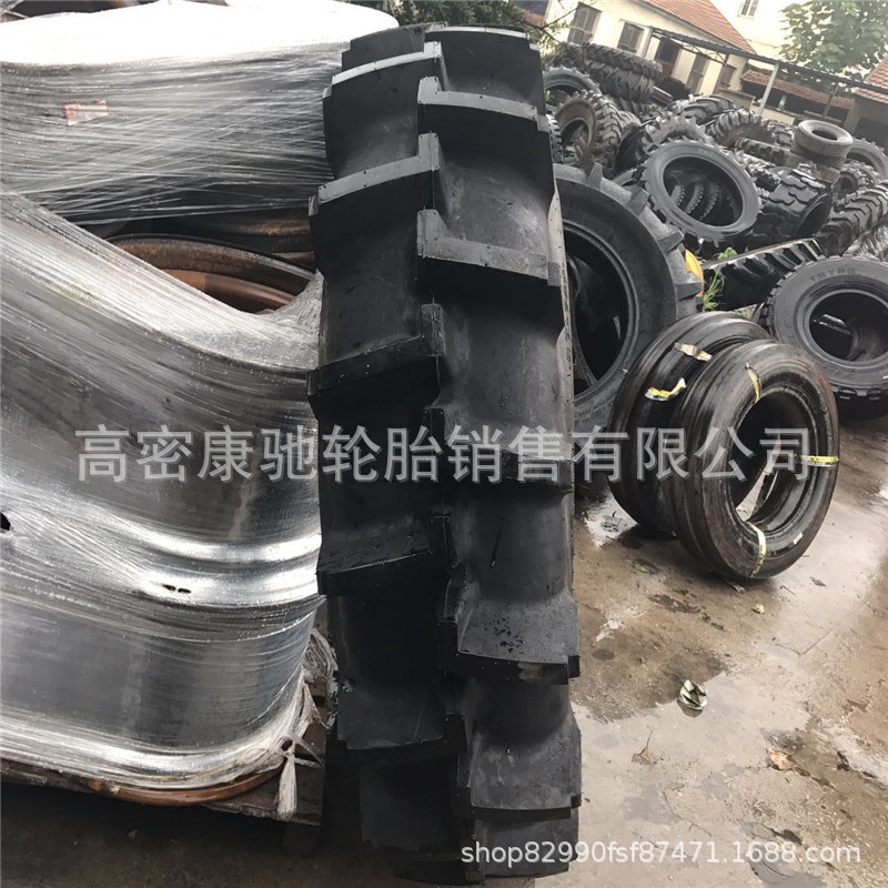 供应农用水田高花轮胎 650/750-16 拖拉机轮胎8.3/9.5-20/24