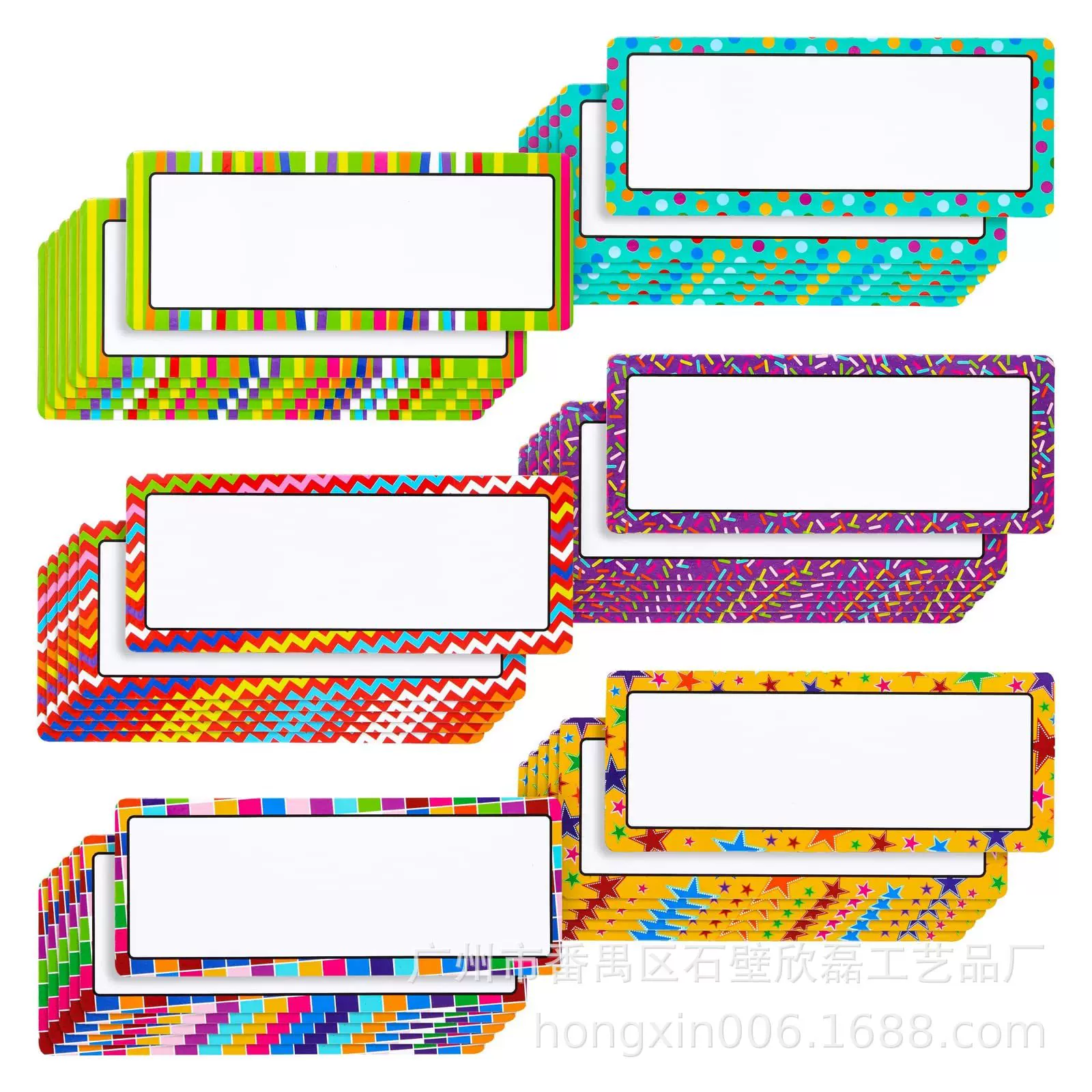 定 制可擦写磁性书写贴姓名贴书写磁片冰箱贴